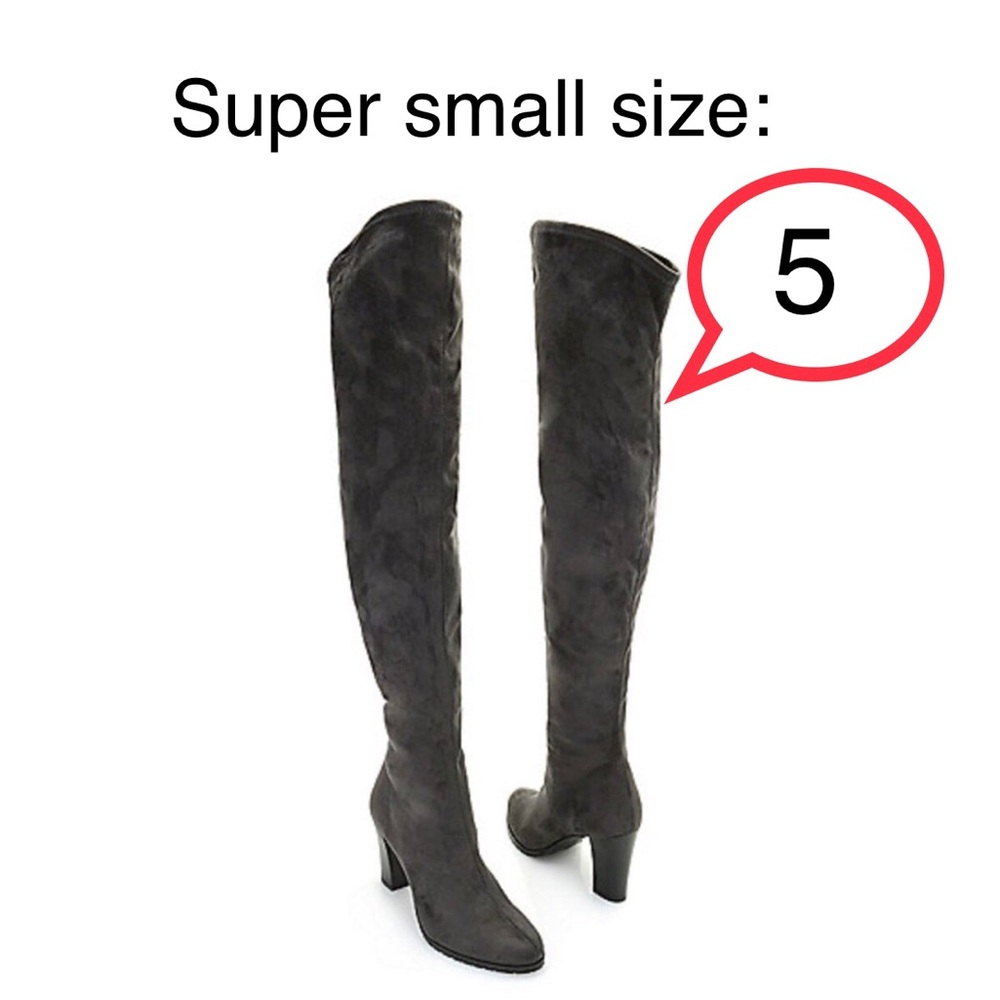 ⭐️HOST PICK⭐️ RAPISARDI RON WHITE Tammy Eco Stretch Ankle-high Boots Grey Suede - Picture 1 of 7